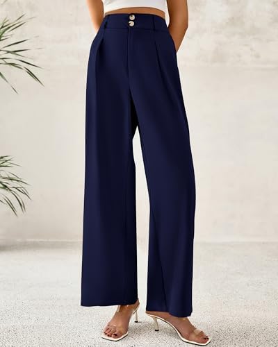 BTFBM Wide Leg Dress Pants Women Business Casual Outfits