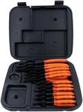 Lang Tools (3495) 12-Piece Fixed Tip Combination Internal/External Snap Ring Pliers Set