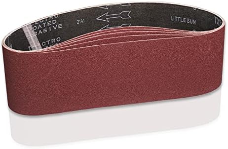 4x36 Inch Sanding Belts 120 Grit 5 Pack for Belt Sander
