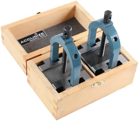 Accusize Multi-Use V-Block Clamp Set, 2-3/8" x 2-3/4" x 2", 0303-0219