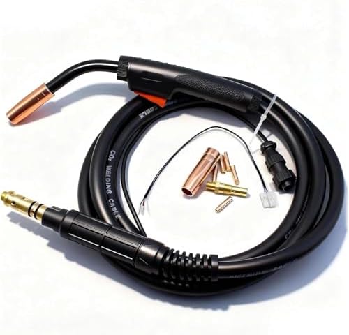 180A 15ft Mig Gun Replacement Lincoln Magnum 100L K530-6 Fits Lincoln PRO MIG 140 & PRO MIG 180 K2480-1 K2481-1 & SP-140T 180T,Easy-Core 140 180,Weld-Pak 125 125HD 140HD MIG Welding Gun
