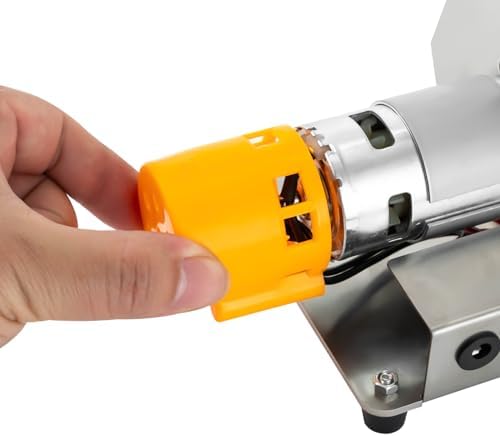Portable Table Top Grinder Polisher With 7 Adjustable Speed, Electric Mini Belt Sander Bench Grinder Sanding Machine High Speed: 4000-9000rpm