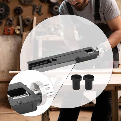 Bench Tail Vise,Inertia Vice Fixture Carpenter Tool Adjustable Clamp Table Vise for Home Shop Workbench Household, Style D
