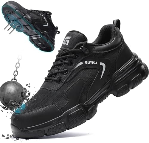 Steel Toe Shoes for Men Puncture Resistant Mens Safety Work Shoes
