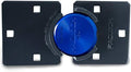 PACLOCK's UCS-7A/770 Hasp and Puck Kit, High Performance 6-Pin Cylinder, One Lock Keyed to a Number U-Pick! w/ 2 Keys, Blue Anodized Aluminum, Double Coated Grey Hasp
