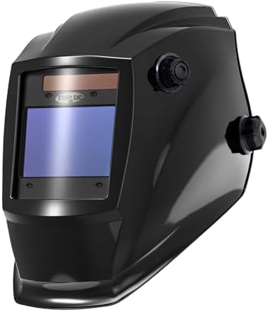 TOPDC Auto Darkening Welding Helmet 3.94x2.64 in Viewing Screen for MIG TIG