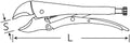 Stahlwille 65642250 250mm Self Grip Wrench with Forged Contoured Jaws, Quick Release Lever, and Wire Cutter, Chrome Vanadium, Nickel-Plated, Made in Germany