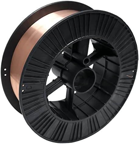 Blue Demon ER70S6 MIG/GMAW Carbon Steel Welding Wire, All Position, Low Spatter, Formulated to Provide Porosity-Free, X-Ray Quality Welds Even on Dirty/Rusty Steel (.023" 33# Spool)