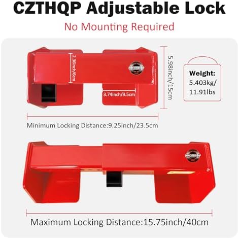 Shipping Container Lock, Cargo Door Lock with 2 Keys