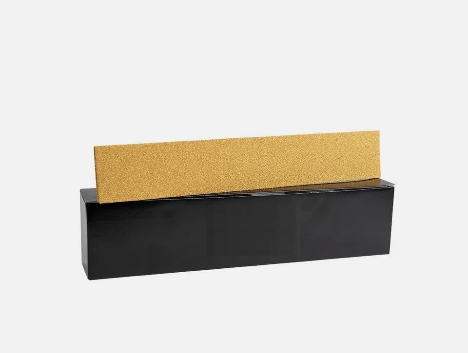 Hook & Loop Backing Longboard Sandpaper Sheets (2-3/4'' X 16-1/2'') Sandpaper for Automotive, Woodworking Air File Sander, Hand Sanding Block ((Grit-180)(100pcs))