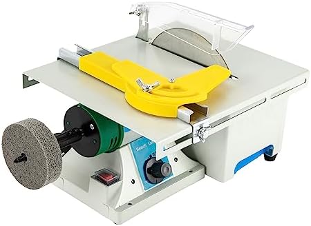 Mini Table Saws Grinder Polishing Machine, Table Saw Jewelry Making Polisher w/Flex Shaft, Lapidary Equipment DIY Metal Polishing Woodworking Tool for Home Woodworking Carving
