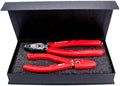 VAMPLIERS 2-PC Screw Extractor Pliers Gift Set 8" Linesman + 6.25" Pliers