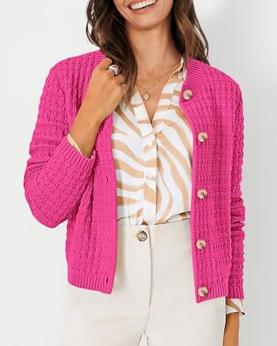 PRETTYGARDEN Women's Fall Lightweight Cardigan Sweaters