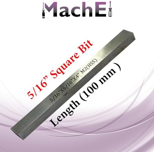 MachEl 2.5-Inch Fly Cutter with R8 Shank for Bridgeport Milling Machines – Includes 5/16" x 5/16" x 4" HSS Tool Bit
