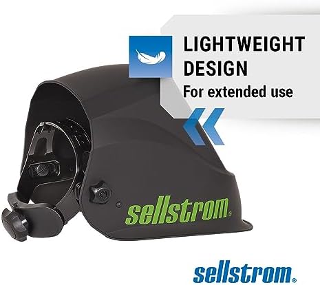 Sellstrom Advantage+ ADF Welding Helmet, 9.3 Sq. in. Viewing, ANSI Z87.1
