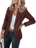 Cicy Bell Womens Casual Blazers Long Sleeve Work Office Suit Jackets Blazer