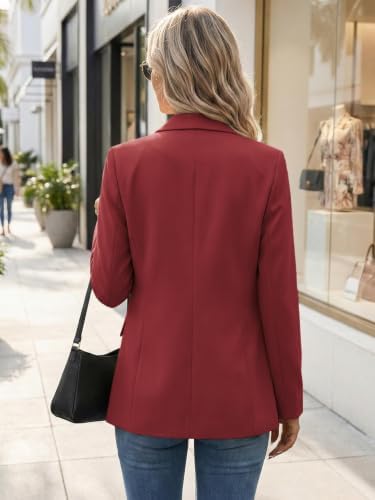 Mina Self Women's Business Casual Blazer Slim Fitted Lightweight Jacket