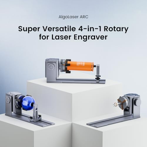 AlgoLaser 4 in 1 Laser Rotary Roller Chuck for Laser Engraver