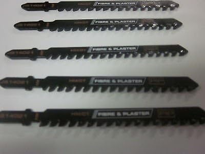 HM/CT 25pc T-SHANK SPECIAL FIBRE & PLASTER 6-tpi 4" CARBIDE JIGSAW BLADES T141HM