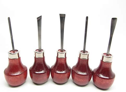 Ramelson USA 5pc Palm Wood Carving Gunsmithing Craft Decoy Luthier Tool Set 107R