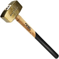ABC HAMMERS 10 lb Brass Sledge Hammer, 24" Length, Wood Handle