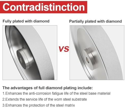 CBN Grinding Wheel, 8 Inch Dia x 1 Inch Wide x 5/8 Inch Bore for Sharpening Woodturning Tools, High Speed Steel Tools, Bench Grinders (8 Inch,180 Grit)