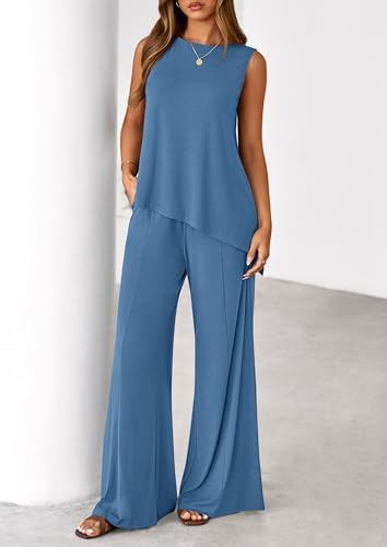 PRETTYGARDEN Women's Summer 2 Piece Matching Lounge Sets