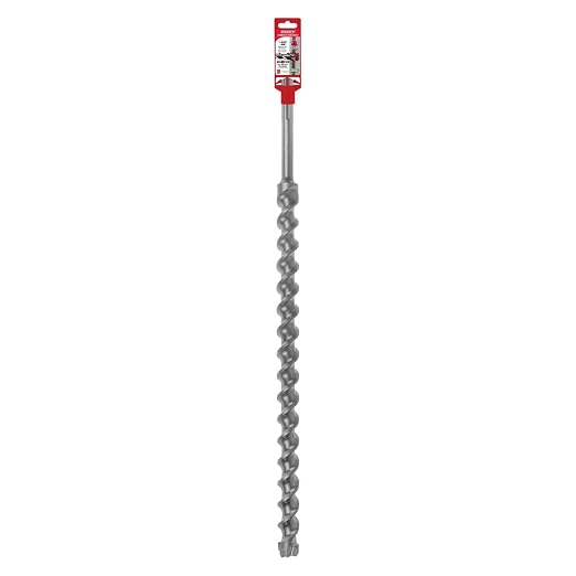 Diablo Rebar Demon SDS-Max 4-Cutter Carbide-Tipped Hammer Drill Bit - 1-3/8" Diameter, 29" Length, 24" Working Length - DMAMX1340