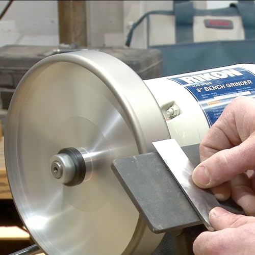 CBN Grinding Wheel 8 Inch 180 Grit, 8" x 1" Wide, 5/8" Arbor, Bench Grinder Wheel for Sharpening HSS, Lathe Tools, Chisels & Woodturning Tools, Fit 8-Inch Bench Grinders(180 Grit)