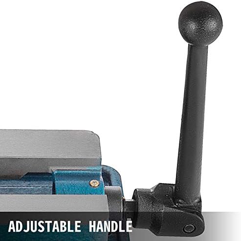 VEVOR Milling Vise 4 Inch,Bench Clamp Vise High Precision Clamping,Mill Vise Ductile Iron Material with 360 Degree Swiveling Base