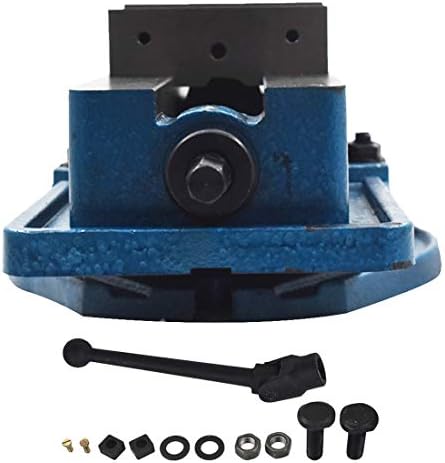 WFLNHB 4 x 4.56" Accuracy Mill Vise 360 Degree Swiveling Base Replacement for Milling Shaping and Drilling Machines