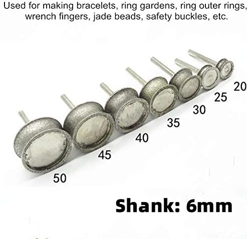 1Pc Bracelet Polishing Grinding Wheel Round Pit Ring Arc Heads Diamond Mounted Points Concave Type Head Abrasive Jewelry Carving,25mmX12mm Coarse