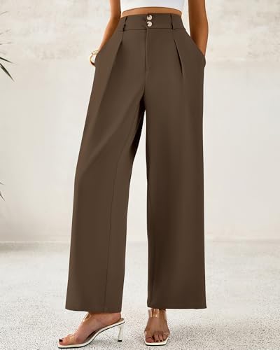 BTFBM Wide Leg Dress Pants Women Business Casual Outfits