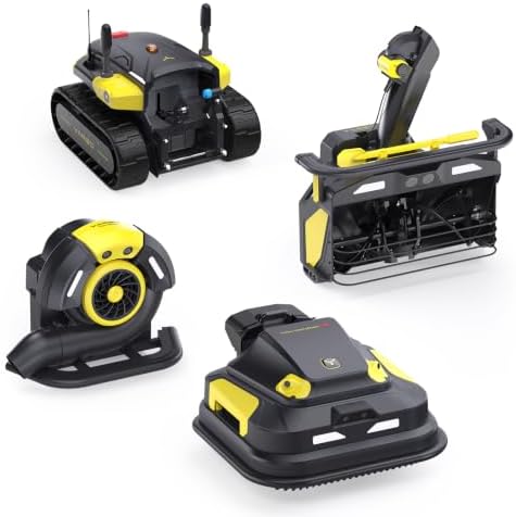 YARBO Y40 Core 3-in-1 Robot Lawn Mower, Snow Blower Gen 2 and Leaf Blower