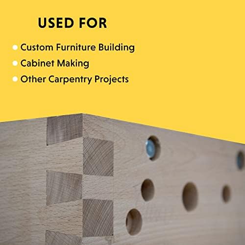 General Tools Woodworking Dovetail Jig - 12" Template Kit for Furniture & Wood Cabinet Making,Gold