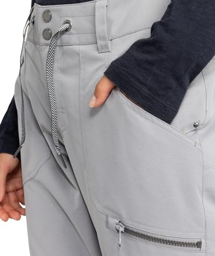 Roxy Women's Nadia Ski Pant – 10K Waterproof, Insulated, PFAS-Free, Adjustable Waist & Snow Gaiters