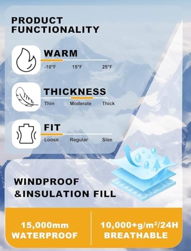 GSOU SNOW Mens Womens Snowboard Pants-Baggy Ski Snow Bibs