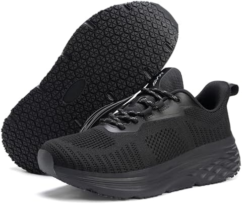 AVW Womens Non Slip Work Shoes Walking Sneakers Food Service Kitchen Shoes