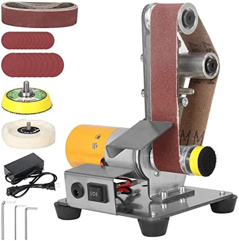SI FANG Electric Belt-Sander Knife Sharpener Model Crafts Making Grinder