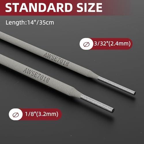 ARCCAPTAIN E7018 Welding Rod 3/32" 5 LB Low Hydrogen Carbon Steel Electrode
