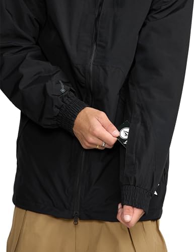 Volcom Men's Longo Signature GORE-TEX Snowboard Jacket – Waterproof Snow Jacket with Zip Tech