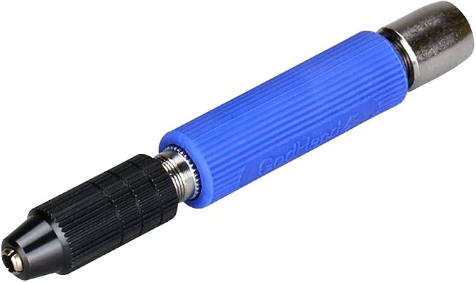 GodHand Short Power Pin Vise - Deep Collet Type GH-PBS-DC for Plastic Models