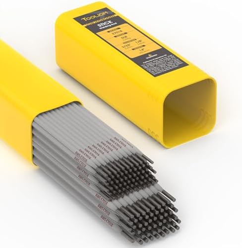 TOOLIOM E7018 Welding Rod Low-Hydrogen Stick Electrodes, 3/32+1/8" 5LB