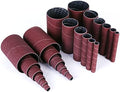 LotFancy 24PCS Spindle Sander Sleeves, Sanding Sleeves for Oscillating Sander, 60 80 120 240 Assorted Grit Sandpaper, 4-1/2” Length, 1/2”, 3/4”, 1”, 1-1/2”, 2”, 3” Diameter