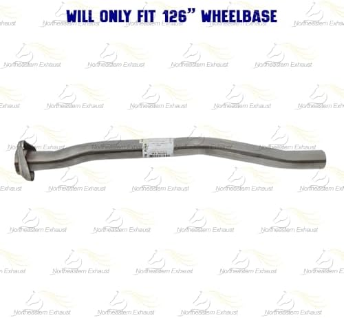 Exhaust Intermediate Pipe Compatible for 1998-2000 Ford Ranger 3.0L | 1998-2000 Ford Ranger 4.0L | Stainless Steel | Northeastern Exhaust | Includes Clamp, Gasket, and Spring Bolts | Direct-Fit