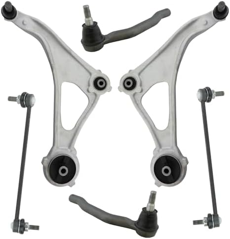 TRQ Front Steering & Suspension Kit Control Arm with Ball Joint Sway Bar