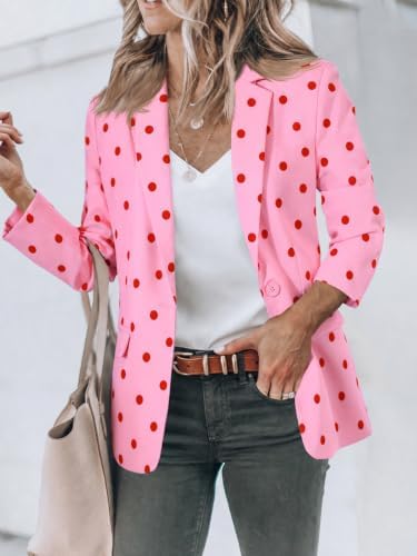 Cicy Bell Womens Casual Blazers Long Sleeve Work Office Suit Jackets Blazer