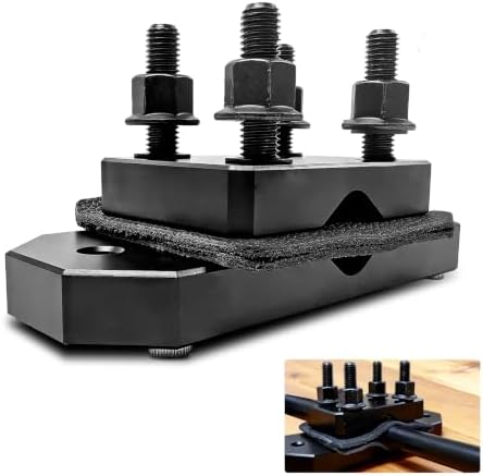 Professional Grade Heavy Duty Barrel Vise Tool，Universal Barrel Clamp Surface Protection Design，Compatible with Outer diameters 0.67 to 1.375 inches，Aluminum Barrel Clamp