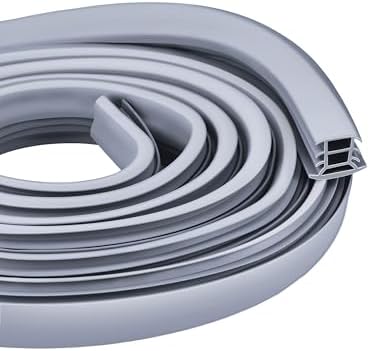 Flexible EPDM Rubber Strip (15 ft Long and 1-1/2 inch Wide, Suitable for 1-1/4“ to 1-1/2”) for Concrete Crack Repair and Replacement - Weather and Aging Resistant Expansion Joint Filler for Driveways