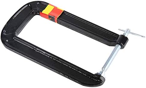 Heavy Duty G Type C Clamp, Woodworking Clamp for Carpentry, Forged Steel C - Clamp with Ergonomic Handle, Deep Throat Clamping Device for Woodworking Projects (Clamping thickness 60*depth 180mm)